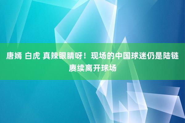 唐嫣 白虎 真辣眼睛呀！现场的中国球迷仍是陆链赓续离开球场